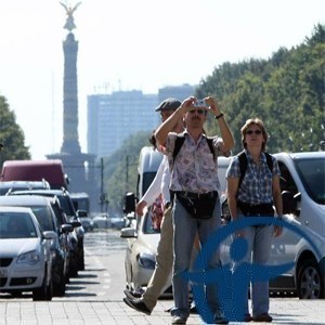 туристы в европе